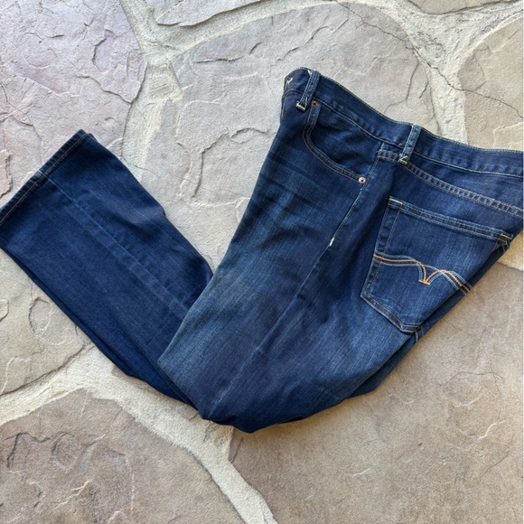 Lucky Brand, dark blue, straight leg, Jeans, size 30” x 30” - Picture 3 of 6